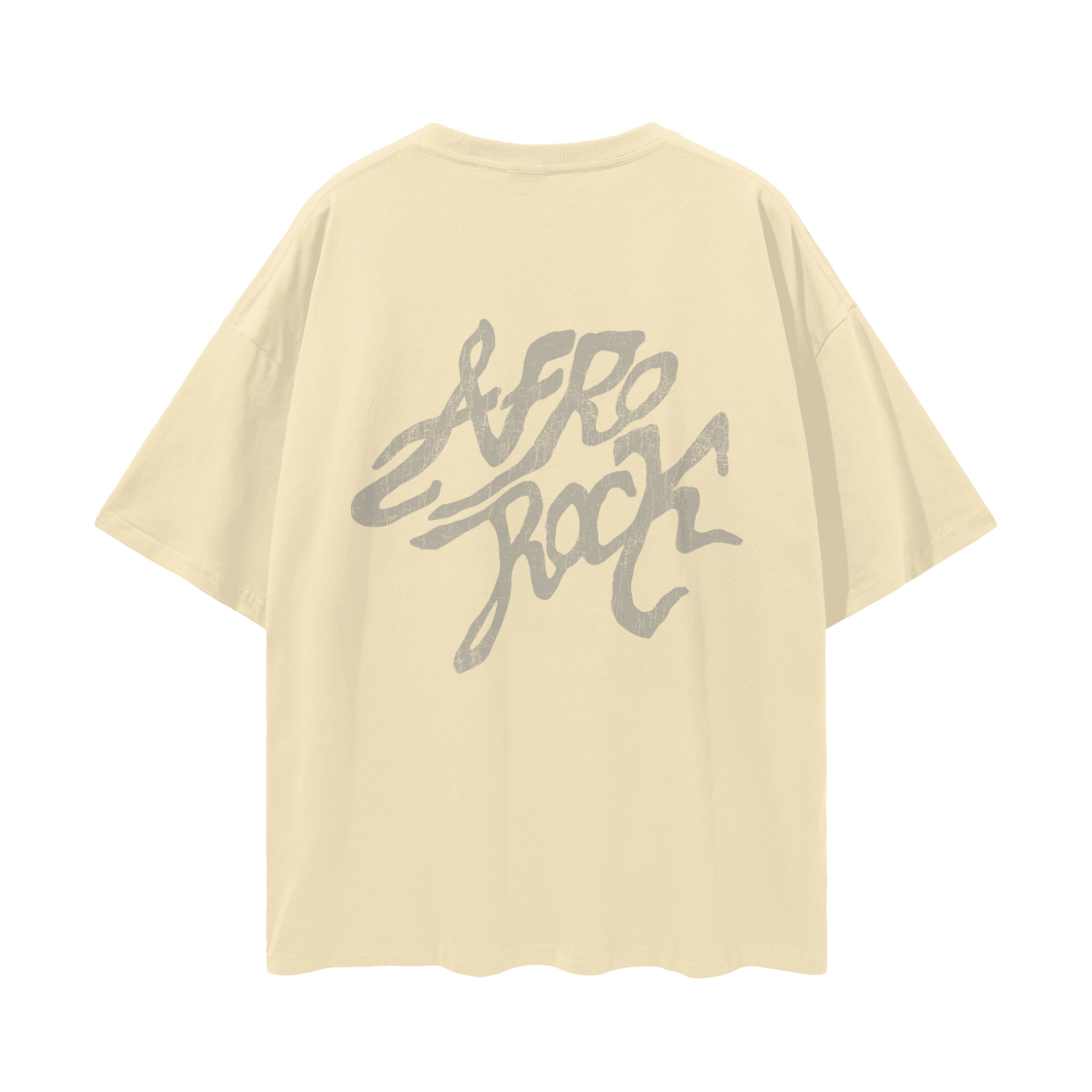 AFROROCK MAZI SKULL HORNS LOOSE DROP SHOULDER TEE