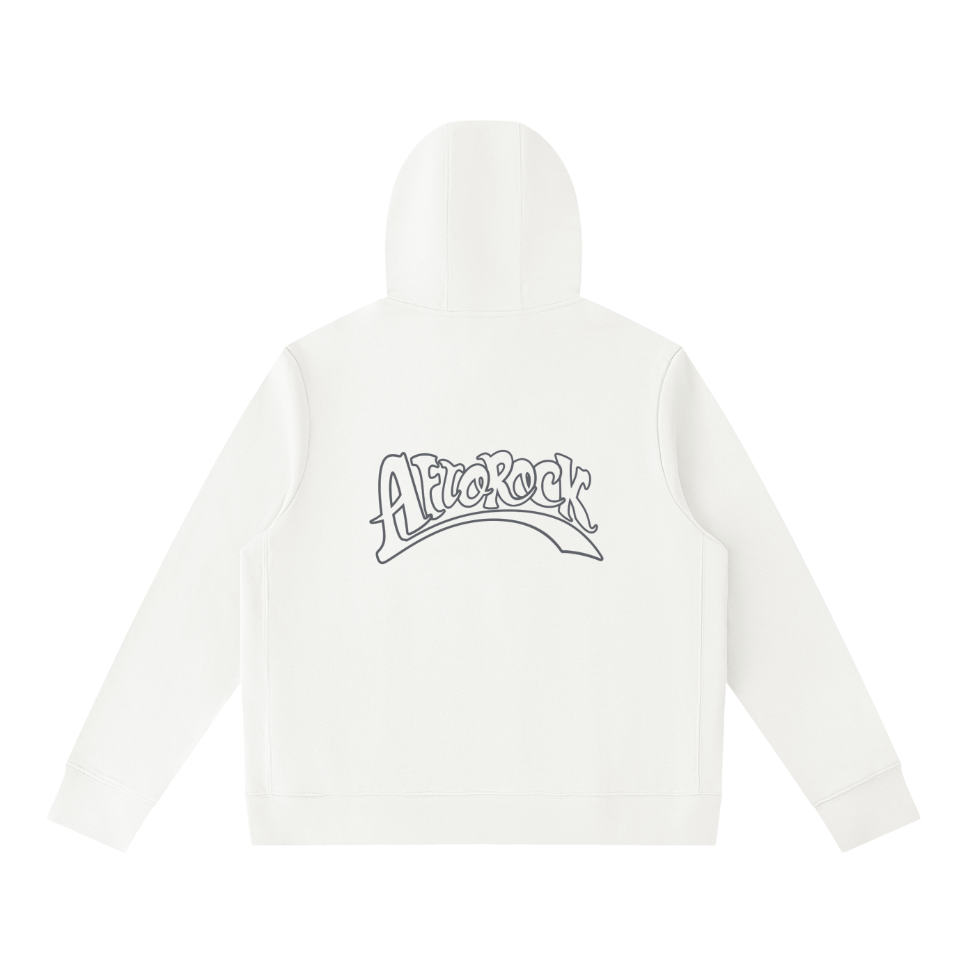 AfroRock Core Pullover White Hoodie
