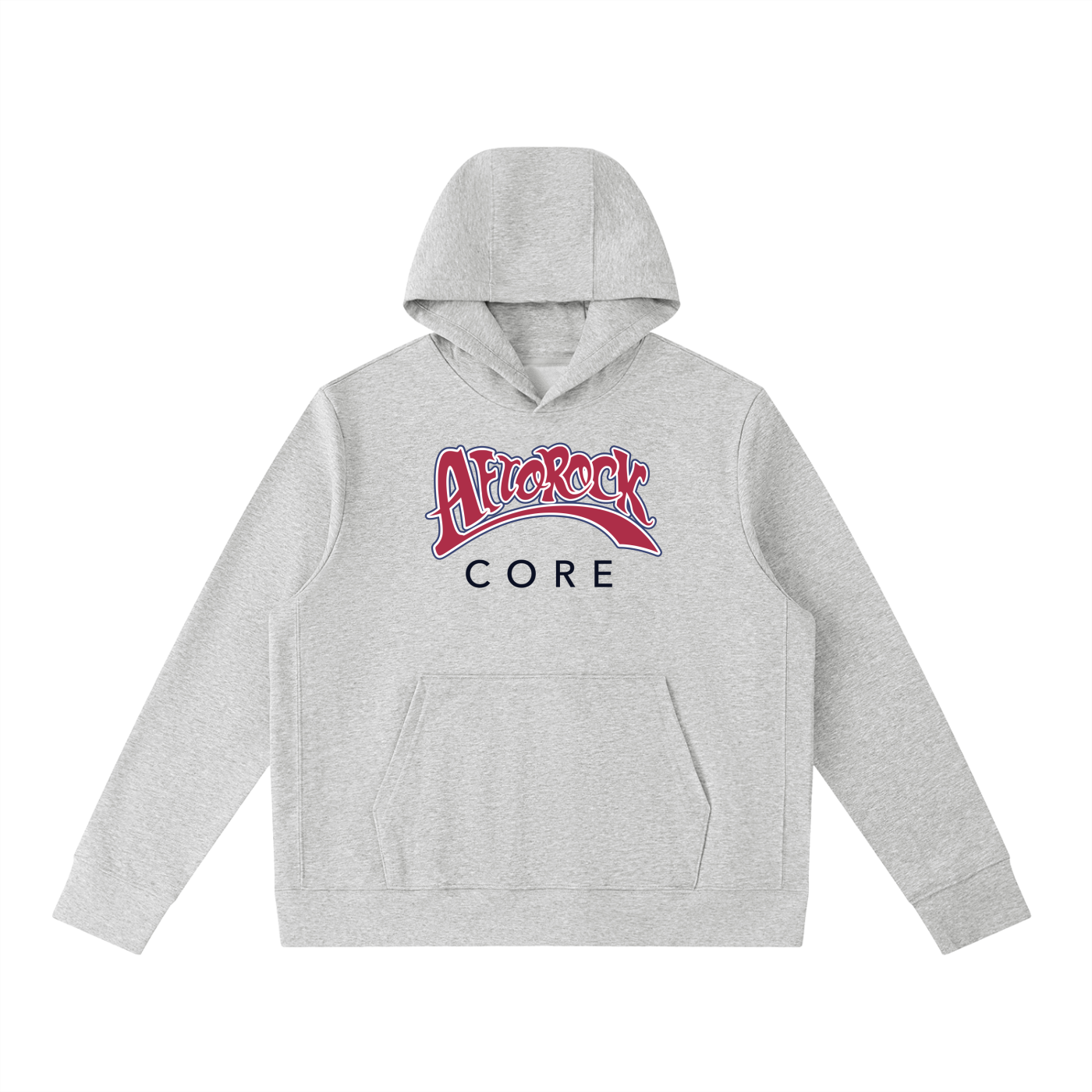AfroRock Core Pullover Gray Hoodie