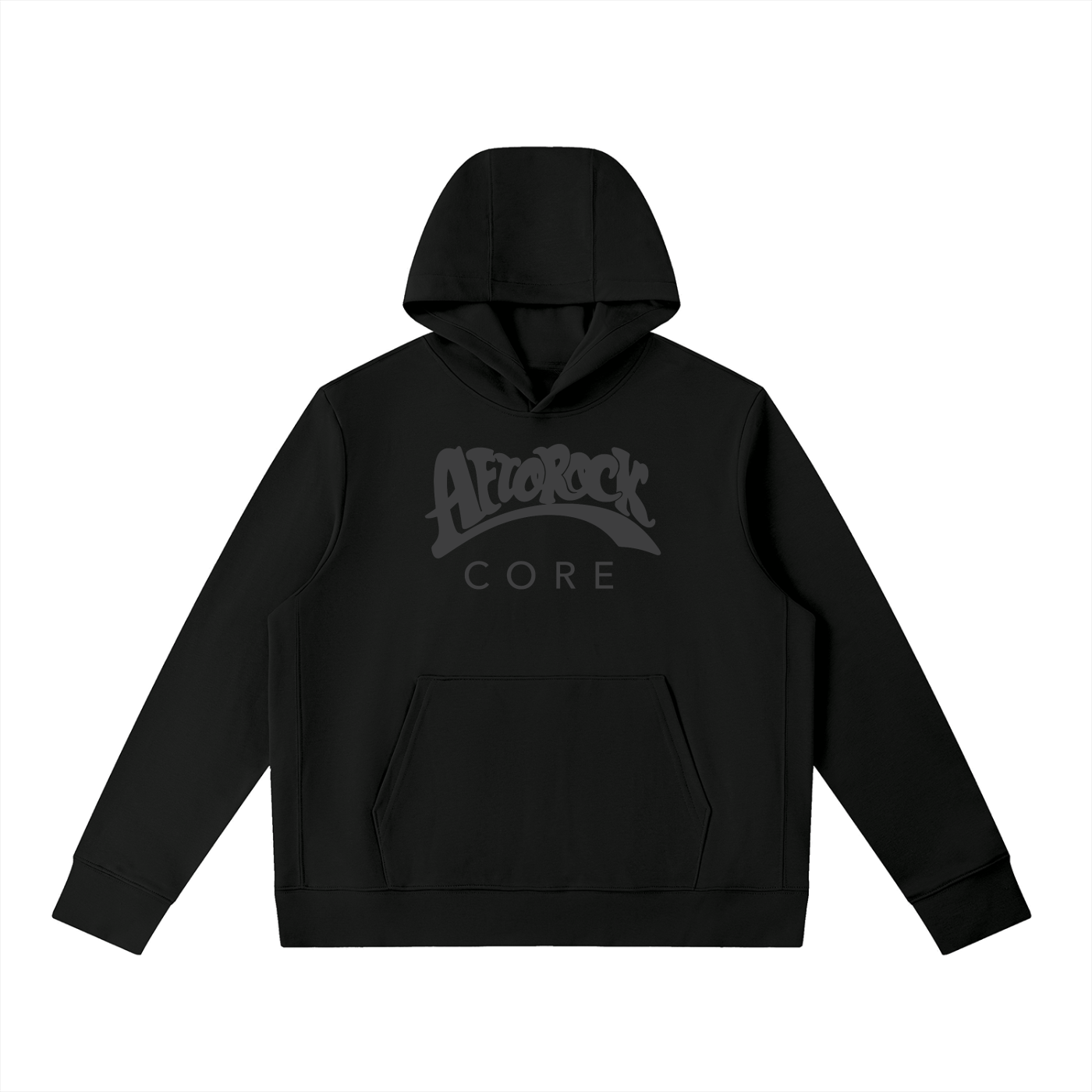 AfroRock Core Pullover Black Hoodie