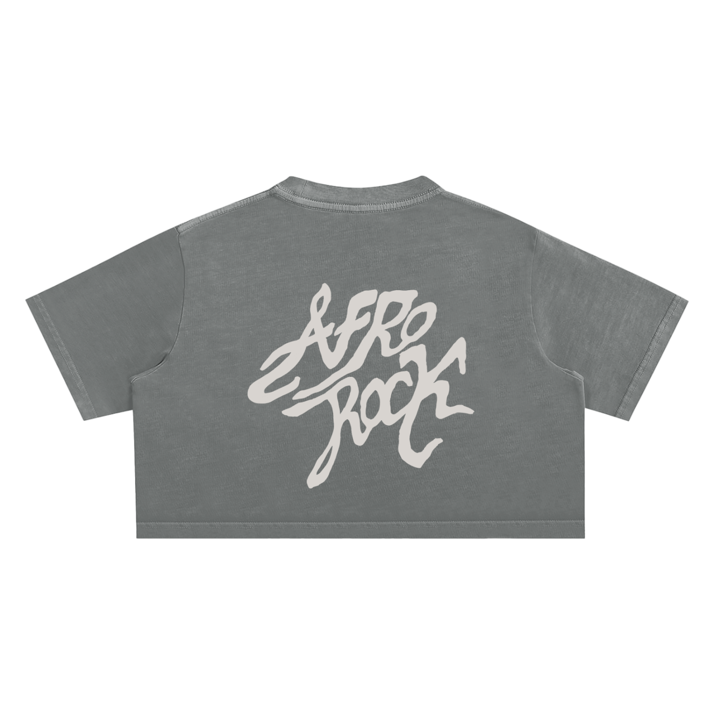AfroRock Eagle Snake Washed Crop Tee