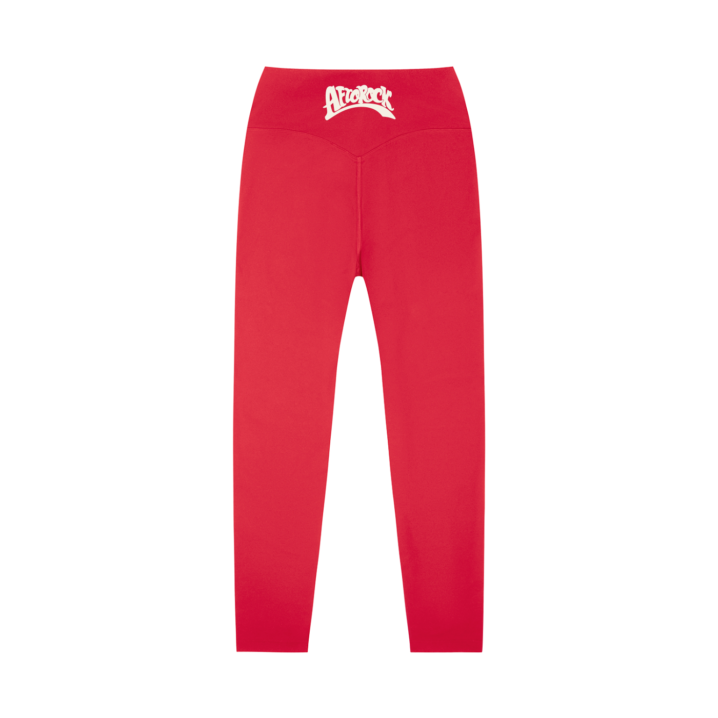 AfroRock Core Yoga Red Leggings