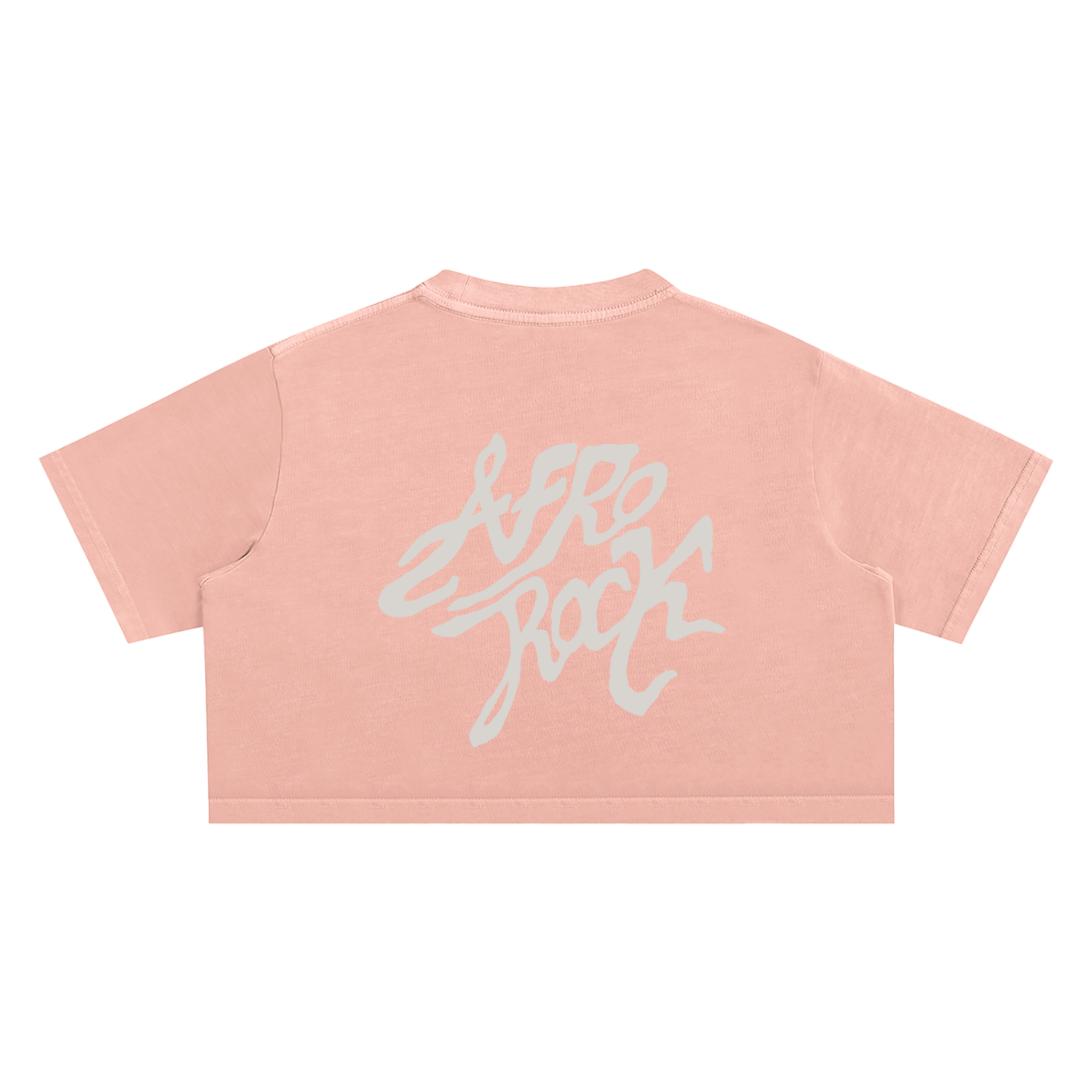 AFROROCK EAGLE SNAKE WASHED CROP TEE