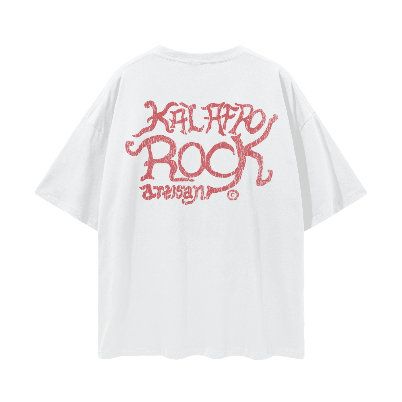 AFRORROCK CHIEF SKULL HORNS LOOSE DROP SHOULDER TEE