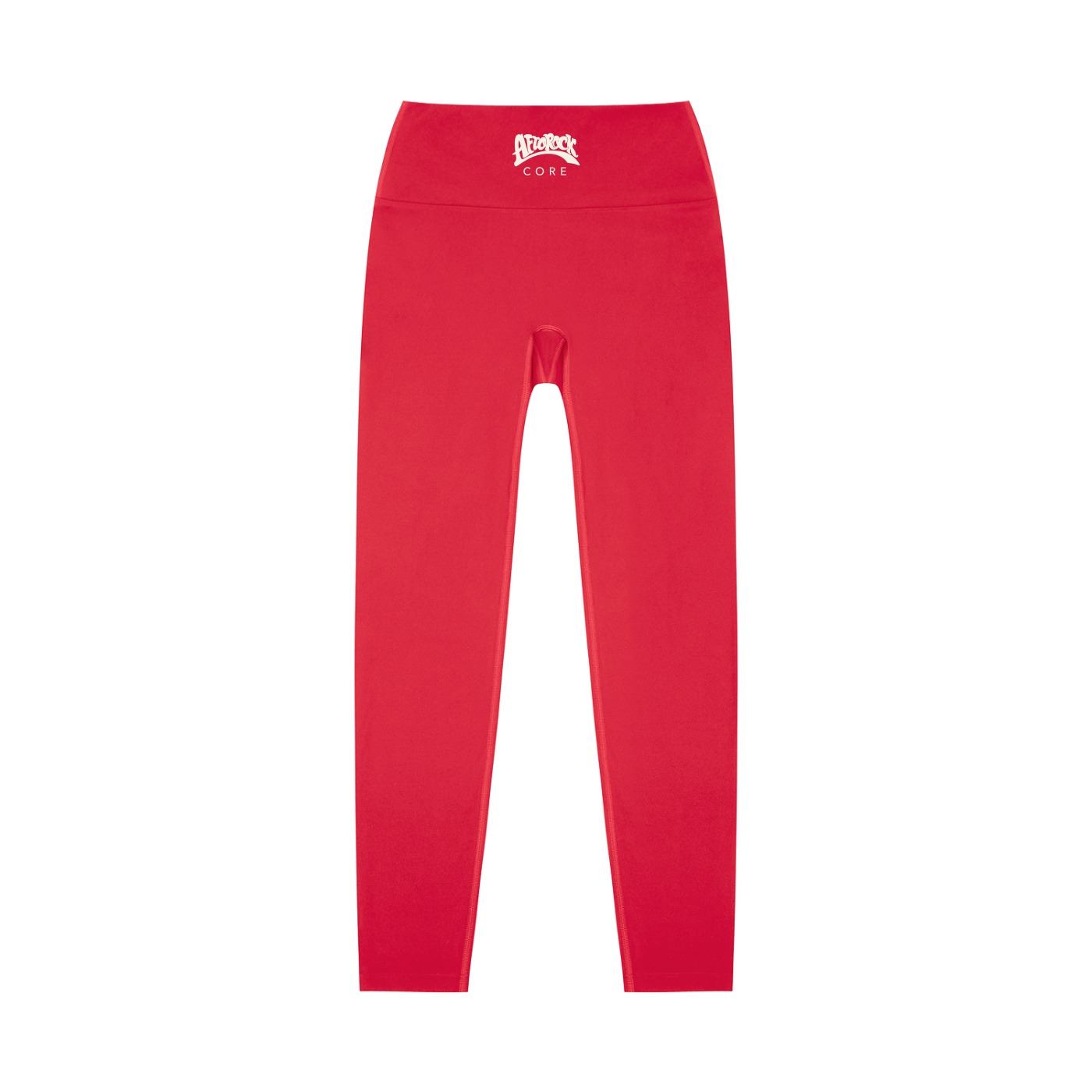 AfroRock Core Yoga Red Leggings