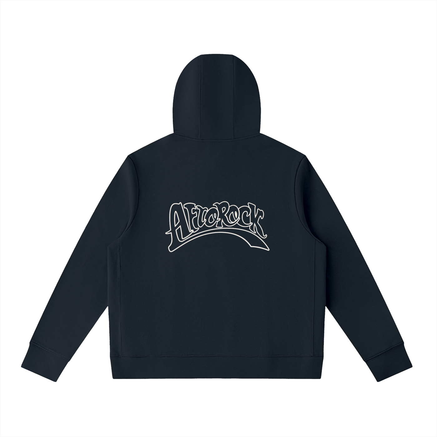 AfroRock Core Pullover Navy Blue Hoodie