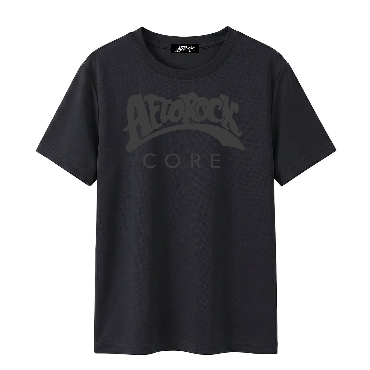 AfroRock Core Performance Black T-Shirt