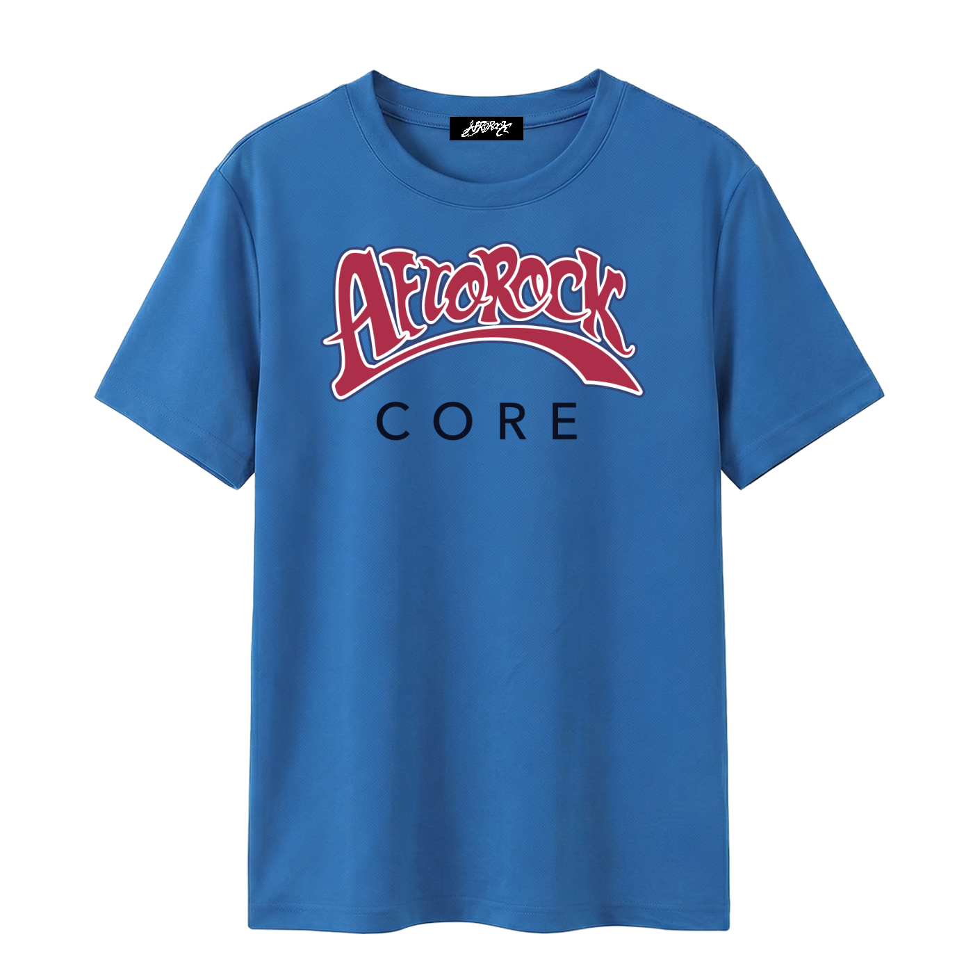 AfroRock Core Performance Blue T-Shirt