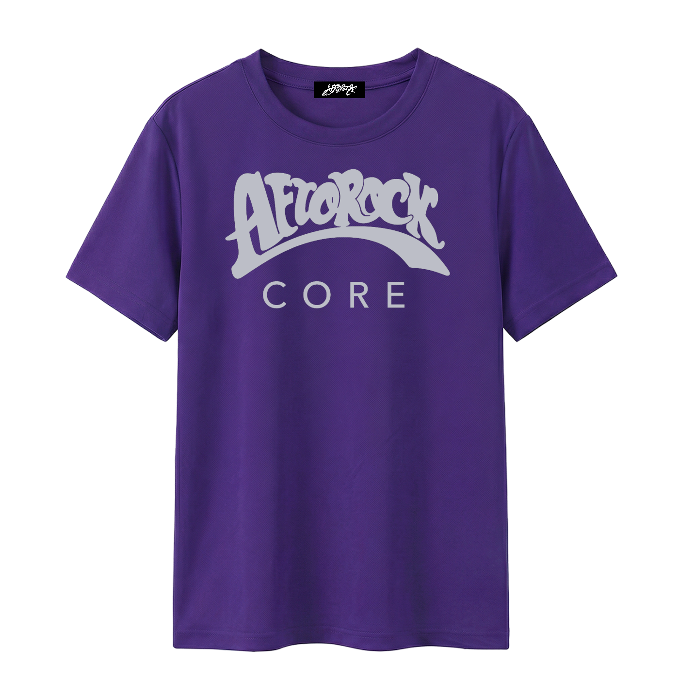 AfroRock Core Performance Purple T-Shirt