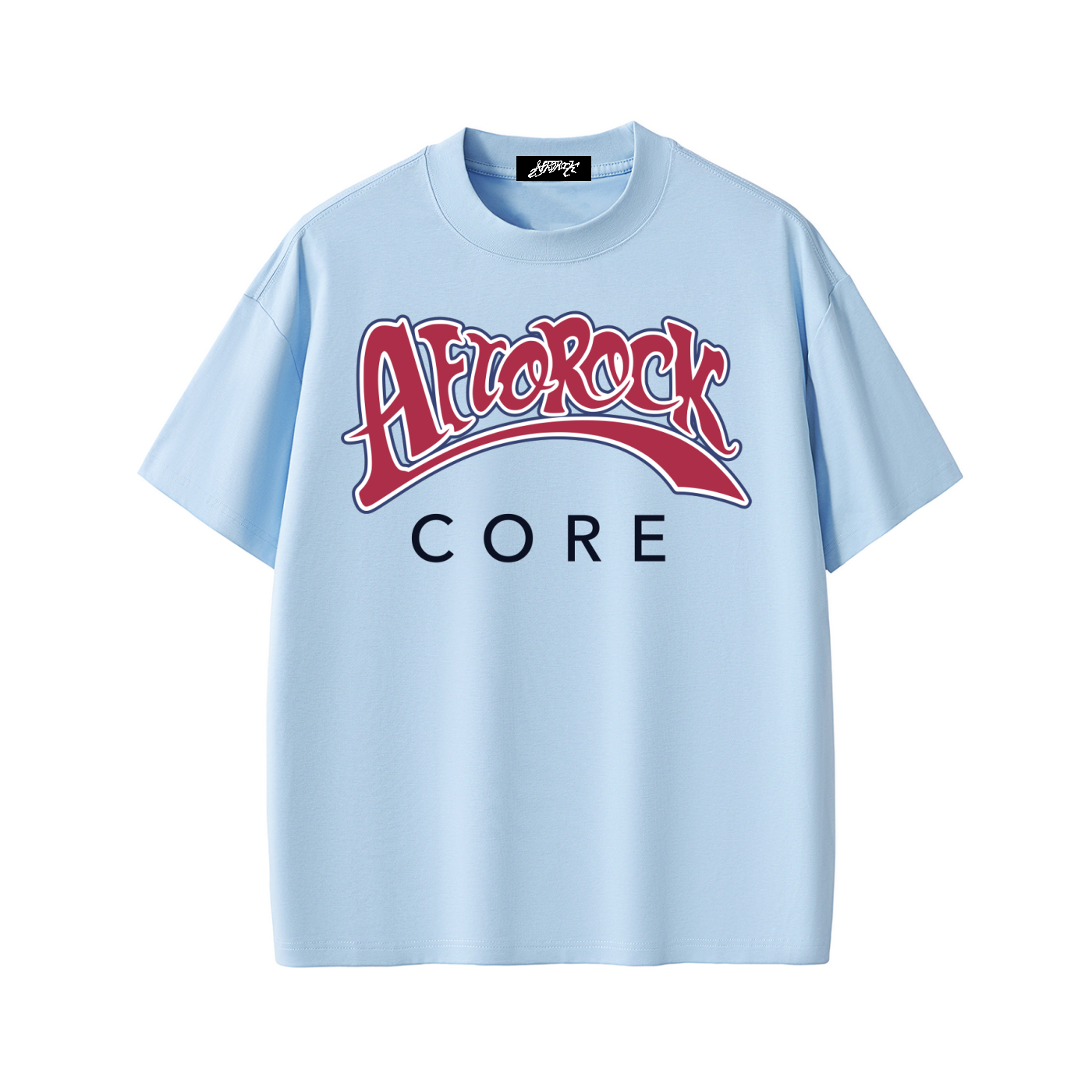 AfroRock Core Quick-Dry Cooling Sky Blue T-Shirt