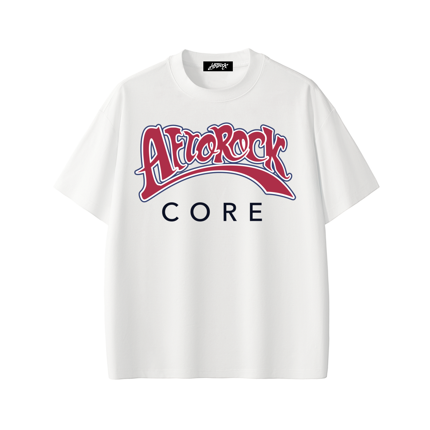 AfroRock Core Quick-Dry Cooling White T-Shirt