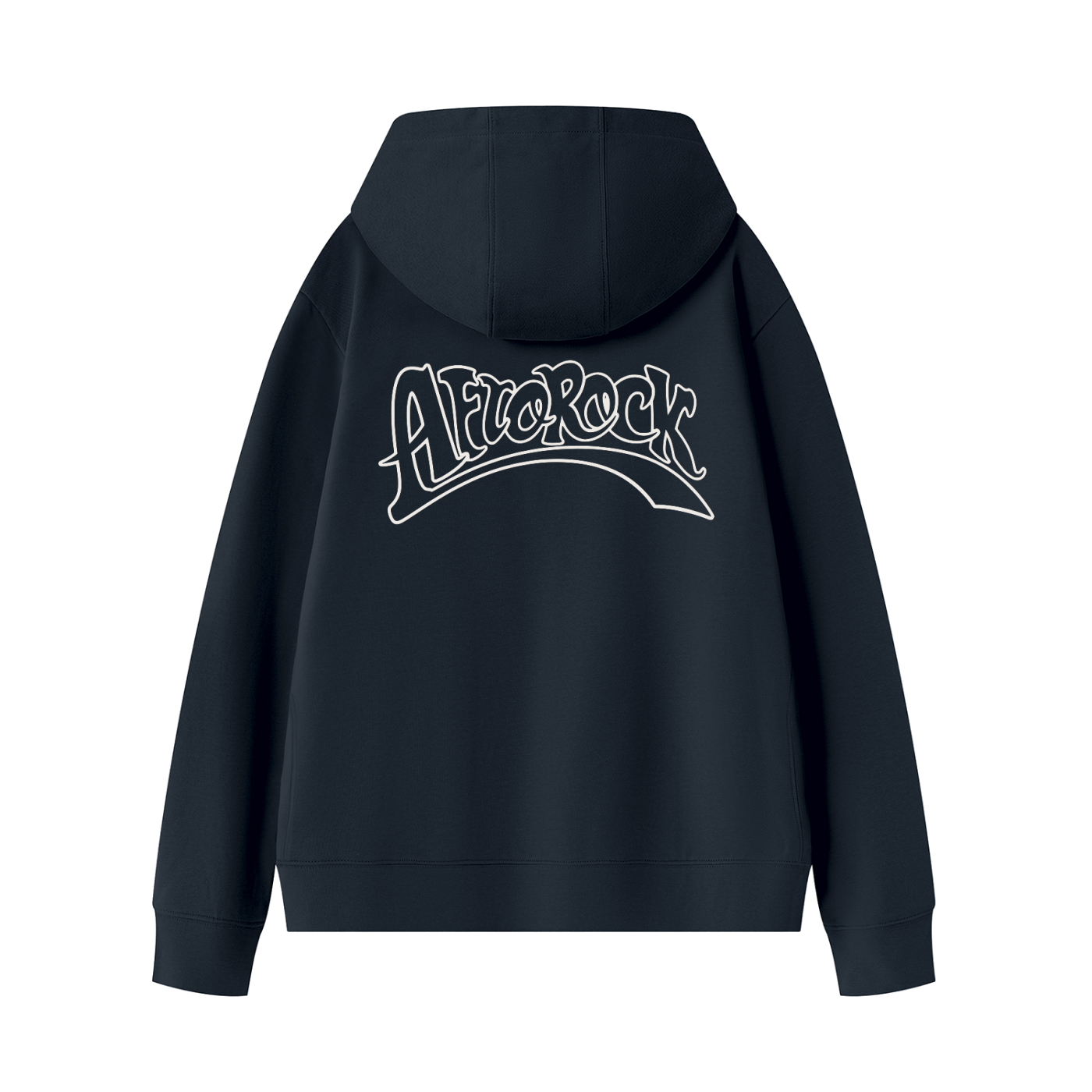 AfroRock Core Pullover Navy Blue Hoodie