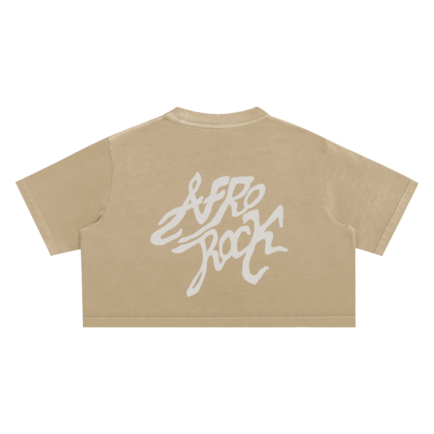AfroRock Eagle Snake Washed Crop Tee