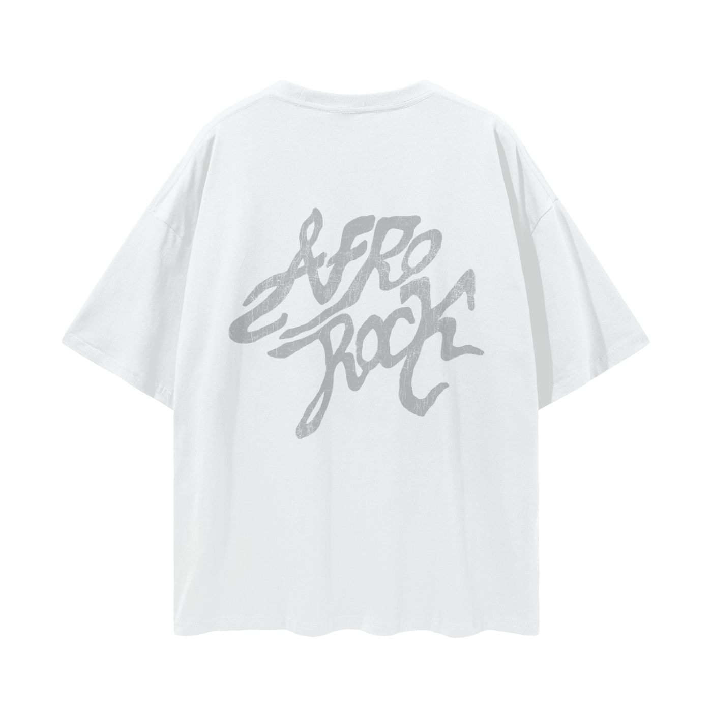 AFROROCK MAZI SKULL HORNS LOOSE DROP SHOULDER TEE