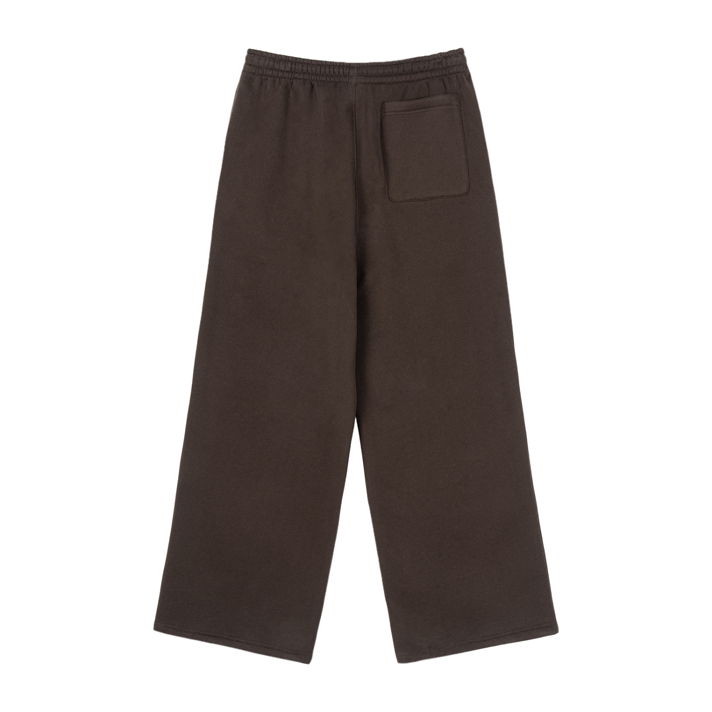 AFROROCK DRAWSTRING STRAIGHT LEG BROWN SWEATPANTS